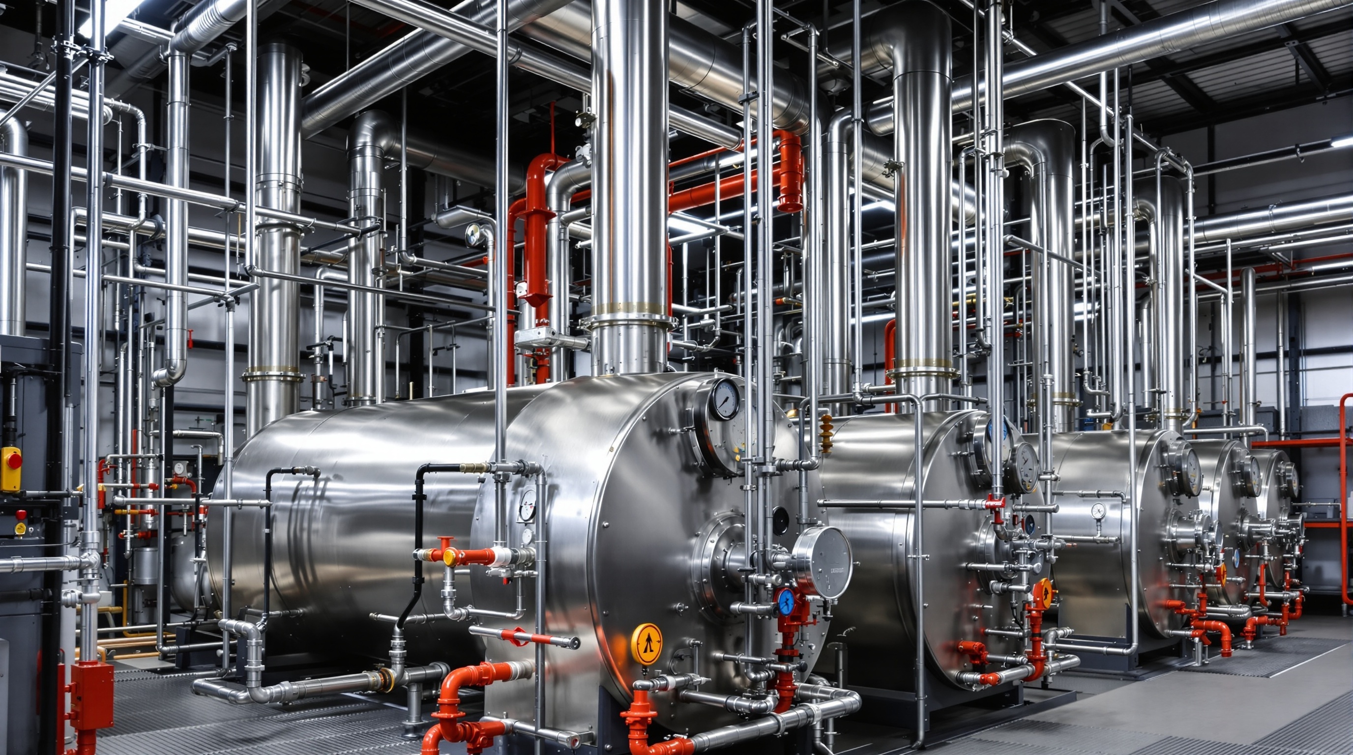 Commercial industrial boiler system installation for facilities management and large businesses